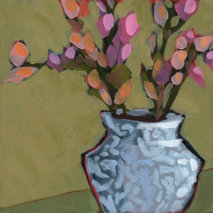 0079: Snapdragons and a Funny Vase