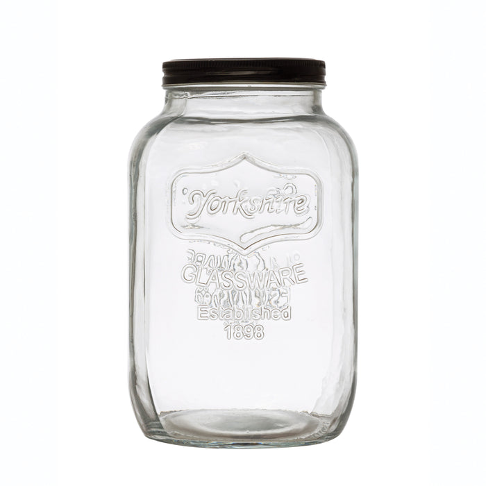 1 Gallon Glass Jar With Metal Lid