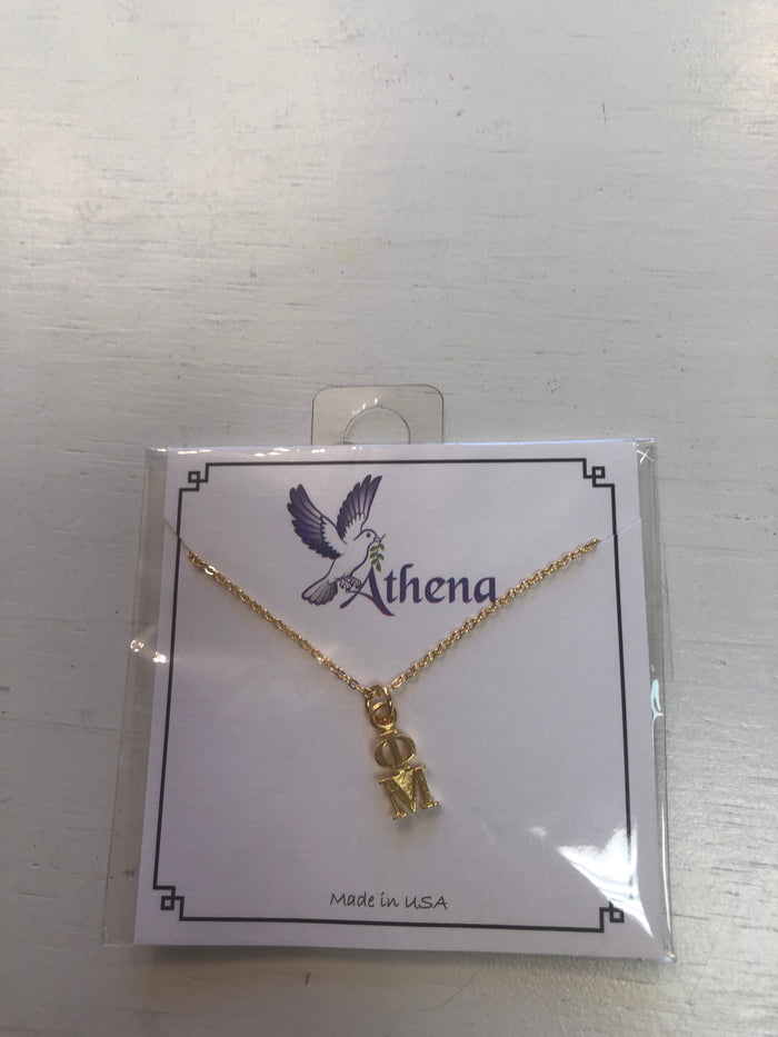 18K Gold Dipped Drop - Phi Mu