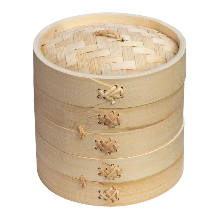 2-Tier Bamboo Steamer Baskets