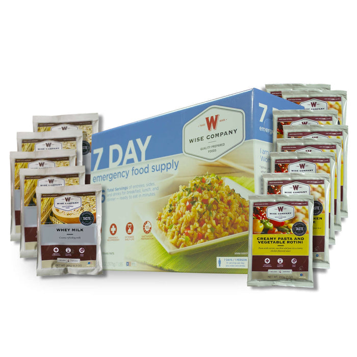 7 Day Emergency Food Supply - Wise Foods