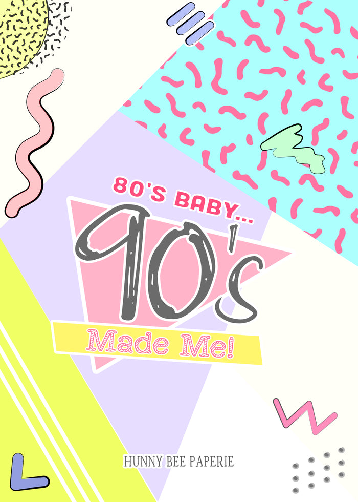 90s Flashback Birthday Invitation