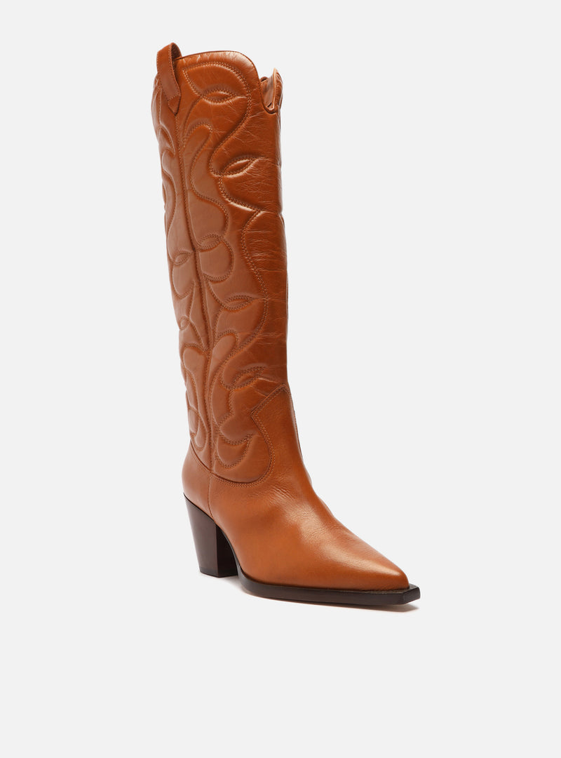 Abigail Leather Block Boot Boots FALL 23