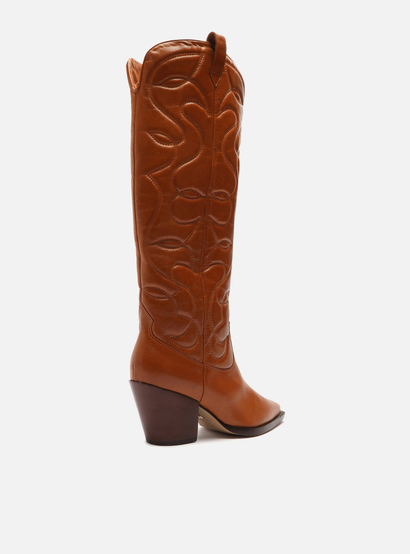 Abigail Leather Block Boot Boots FALL 23