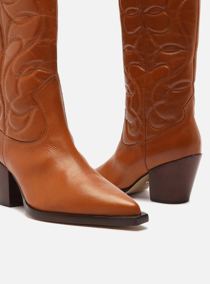 Abigail Leather Block Boot Boots FALL 23