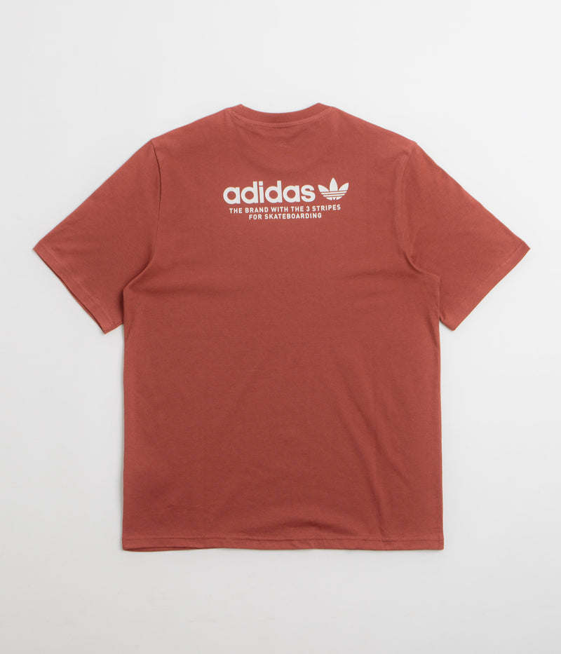 Adidas 4.0 Logo T-Shirt in Preloved Ruby
