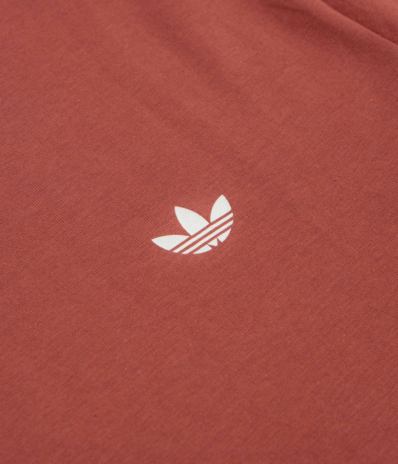 Adidas 4.0 Logo T-Shirt in Preloved Ruby