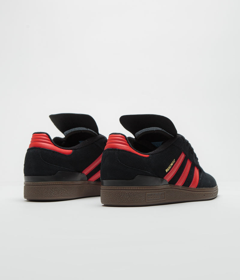 Adidas Busenitz Shoes in Core Black and Red / Gum5