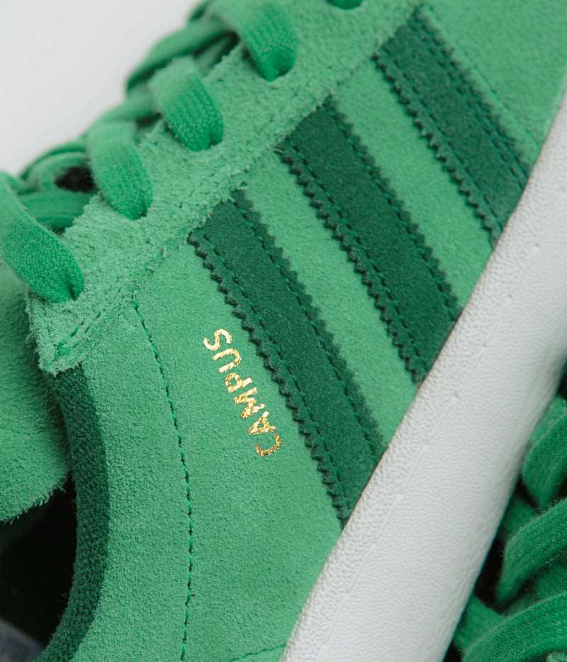 Adidas Campus ADV Shoes in Court Green and Collegiate Green / FTWR White