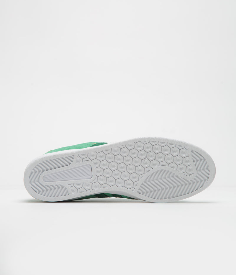 Adidas Campus ADV Shoes in Court Green and Collegiate Green / FTWR White