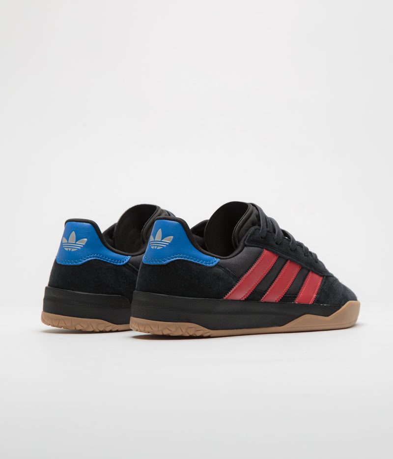 Adidas Copa Premiere Shoes in Core Black and Better Scarlet / Bluebird
