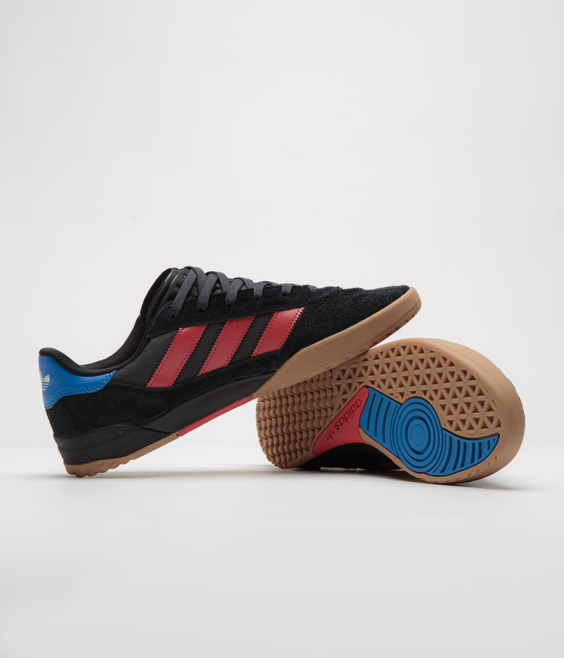Adidas Copa Premiere Shoes in Core Black and Better Scarlet / Bluebird
