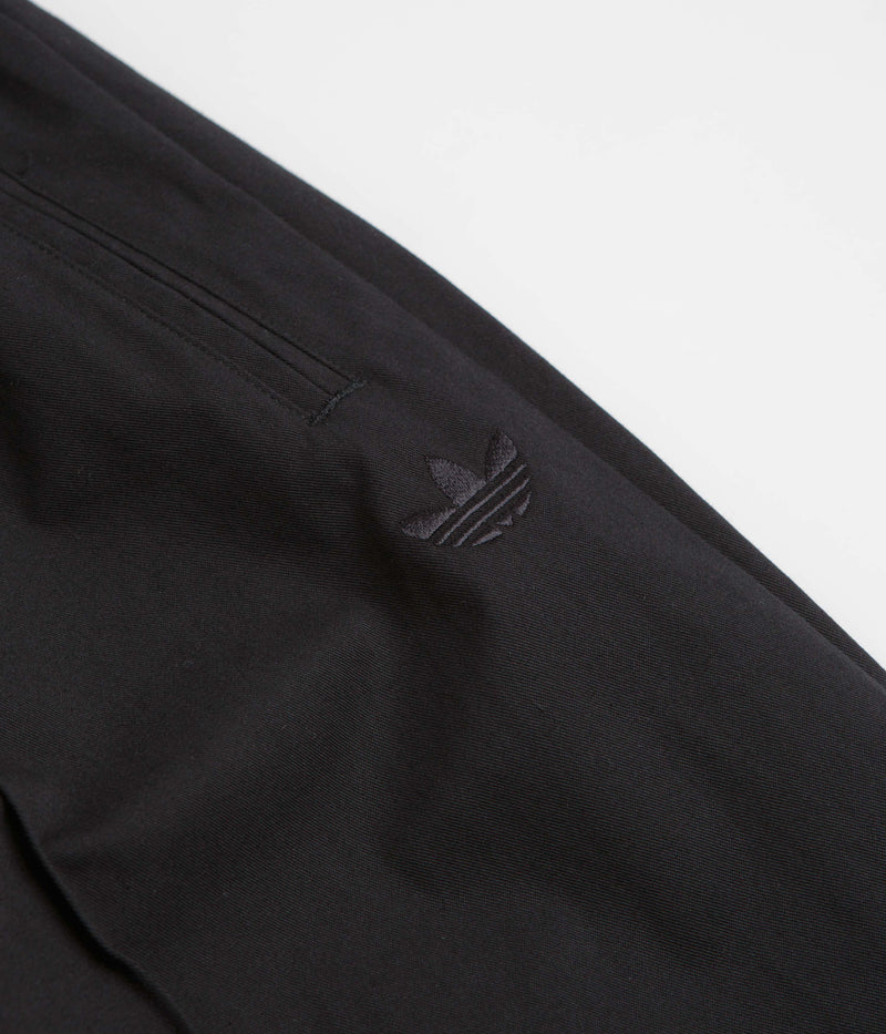 Adidas Pintuck Pants in Black and Black / Black