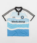 Adidas x Black Sheep x Charlotte FC Jersey in White and Sharp Blue / Black