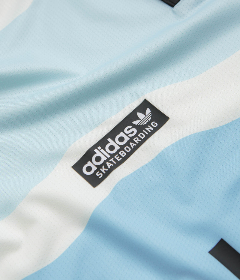 Adidas x Black Sheep x Charlotte FC Jersey in White and Sharp Blue / Black
