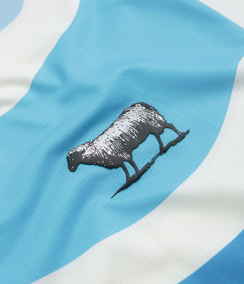 Adidas x Black Sheep x Charlotte FC Jersey in White and Sharp Blue / Black