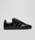 Adidas x Dime Gazelle ADV Shoes in Core Black and Silver Metallic / Carbon