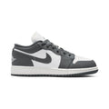 Air Jordan 1 Low 'Grey White' Big Kids' Shoes