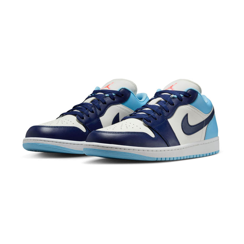 Air Jordan 1 Low 'Sail Blue Chill' Men's Shoes