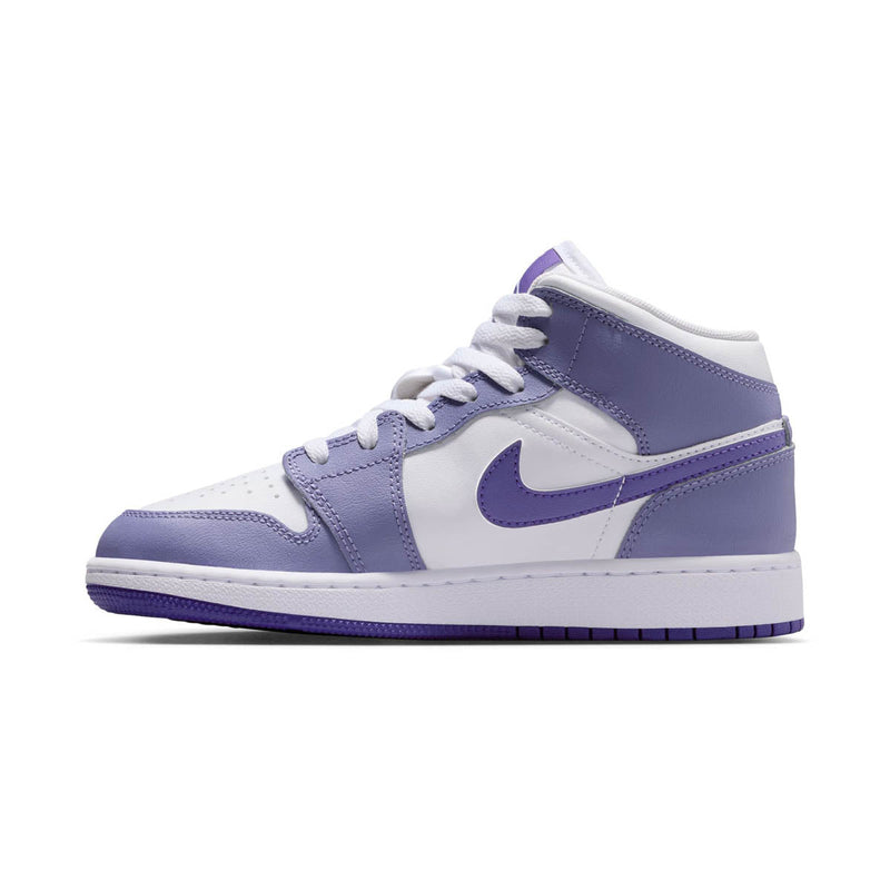 Air Jordan 1 Mid 'Dusty Amethyst' Big Kids' Shoes