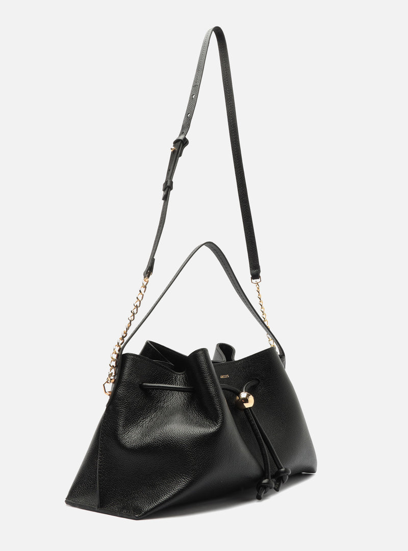 Alba Medium Leather Shoulder Bag Handbags S/26