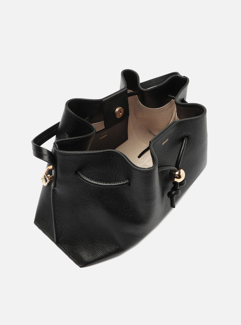 Alba Medium Leather Shoulder Bag Handbags S/26