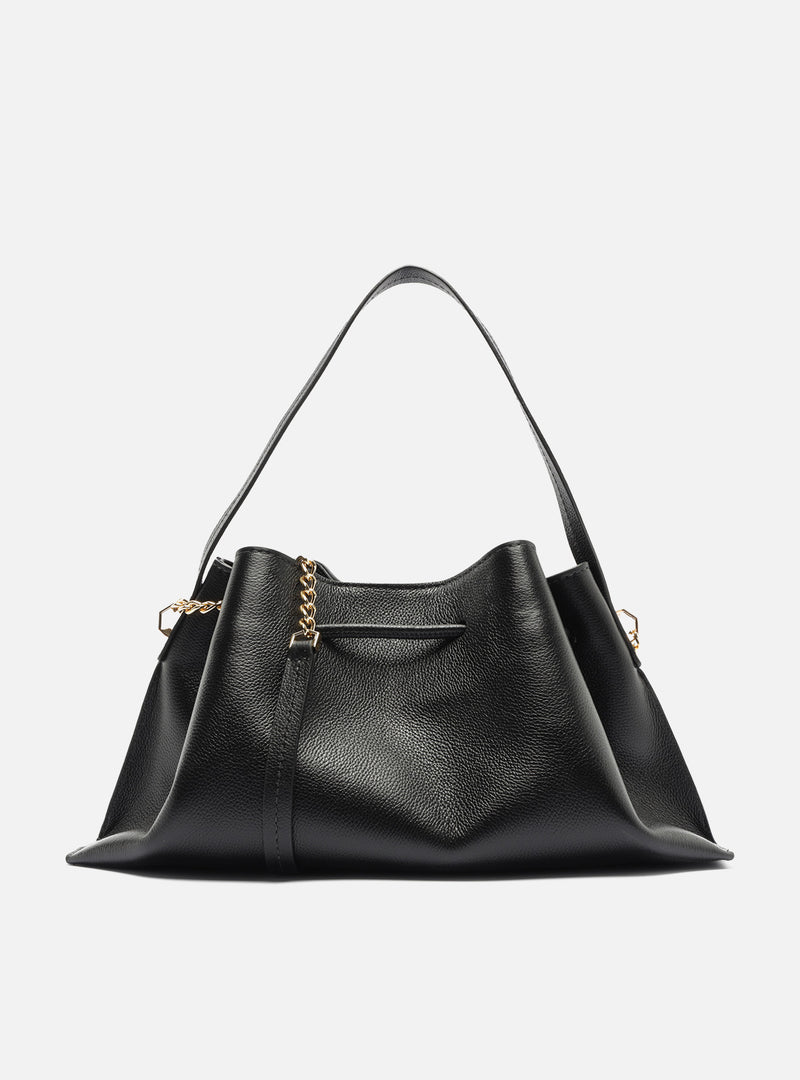 Alba Medium Leather Shoulder Bag Handbags S/26