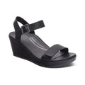 Andrea Quarter Strap Wedge  #color_black