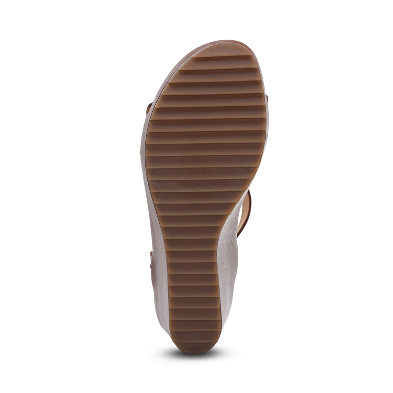 Andrea Quarter Strap Wedge  #color_walnut