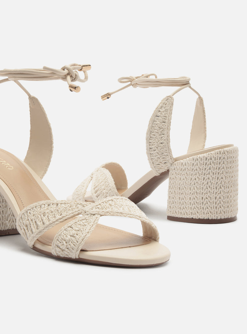 Andy Mid Block Fabric Sandal Sandals U/26