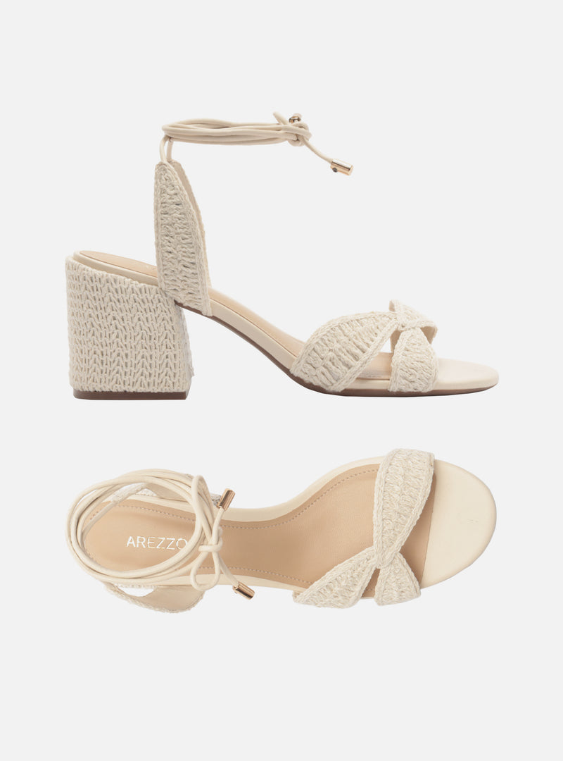 Andy Mid Block Fabric Sandal Sandals U/26