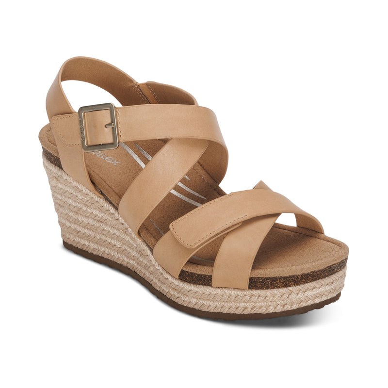 Anna Arch Support Wedge #color_sand