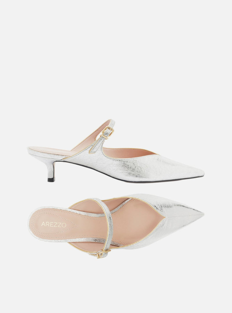 Annabelle Leather Mule Pumps RESORT 25