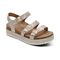 Aria Adjustable Double Band Sandal #color_champagne