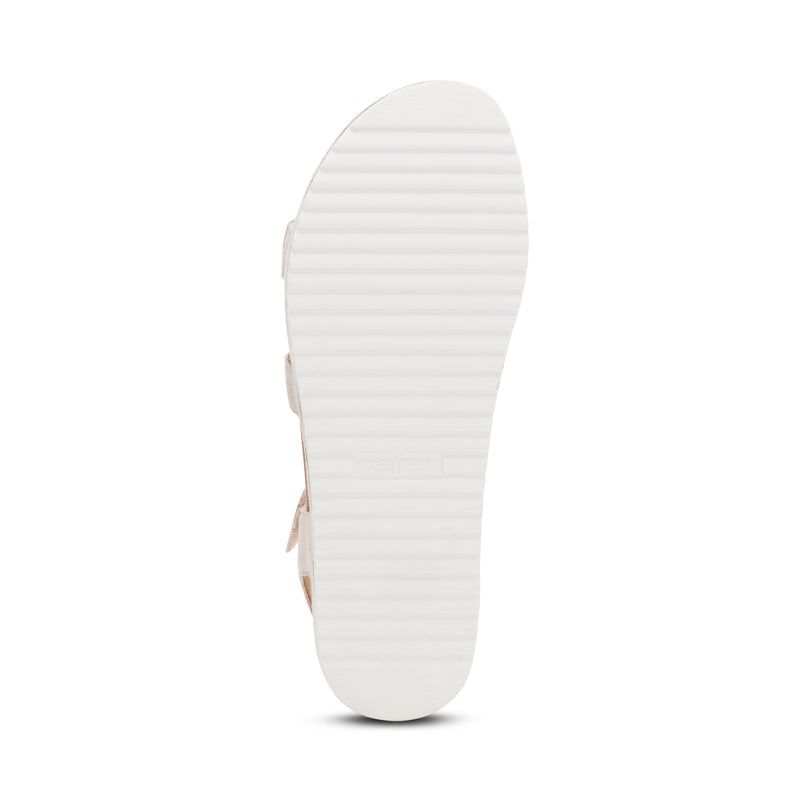 Aria Adjustable Double Band Sandal #color_champagne