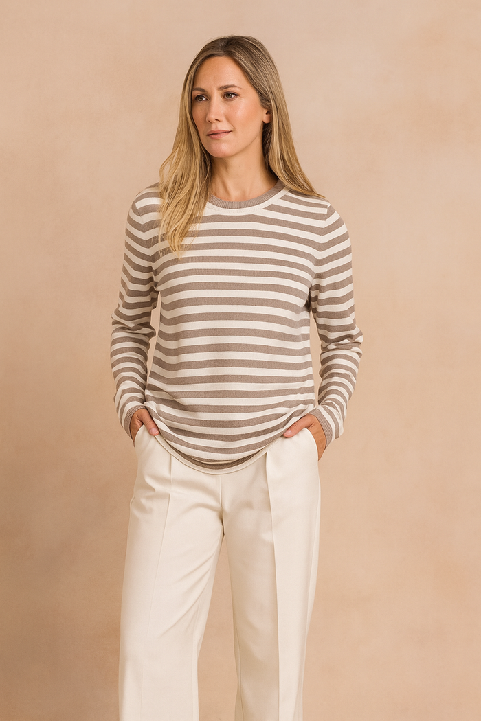 Arna | Classic striped knit sweater