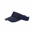 Athletic Mesh Sun Visor with Sandwich Bill - Mega Cap Visor Cap MegaCI 4044nv Navy