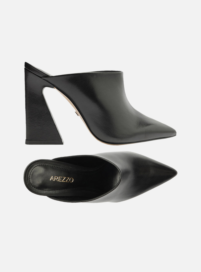 Avery Leather Mule Pumps FALL 23