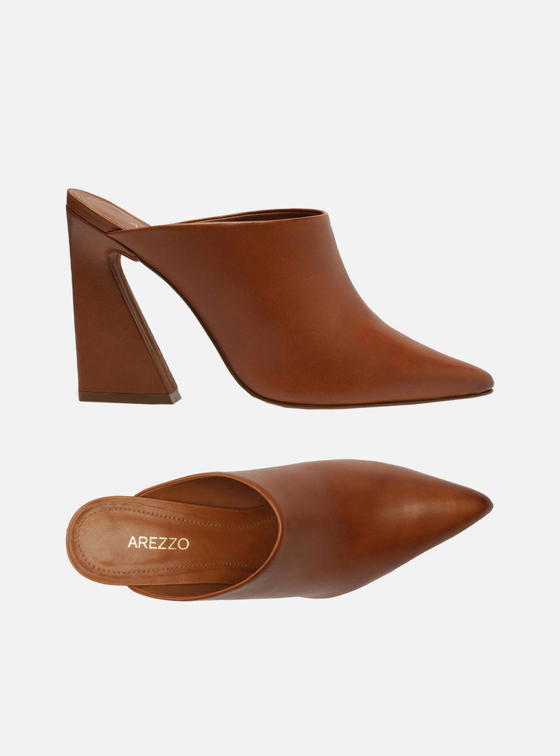 Avery Leather Mule Pumps FALL 23