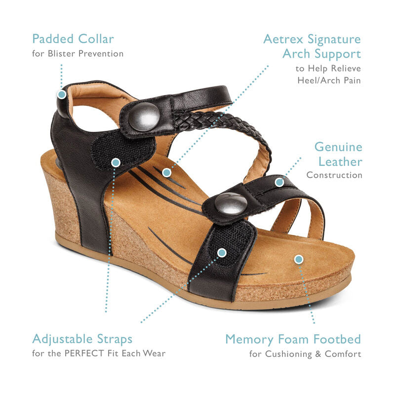 Avril Quarter Strap Wedge #color_walnut