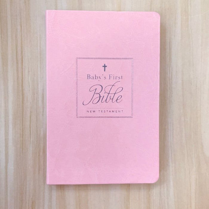 Baby's First New Testament Pink Holy Bible, King James Version - Lyla's: Clothing & Gifts - Online and Rockwall Texas Boutique