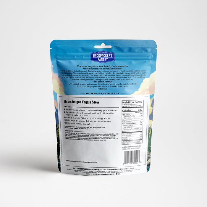 Backpackers Pantry - Three Amigos Bean Veggie Stew