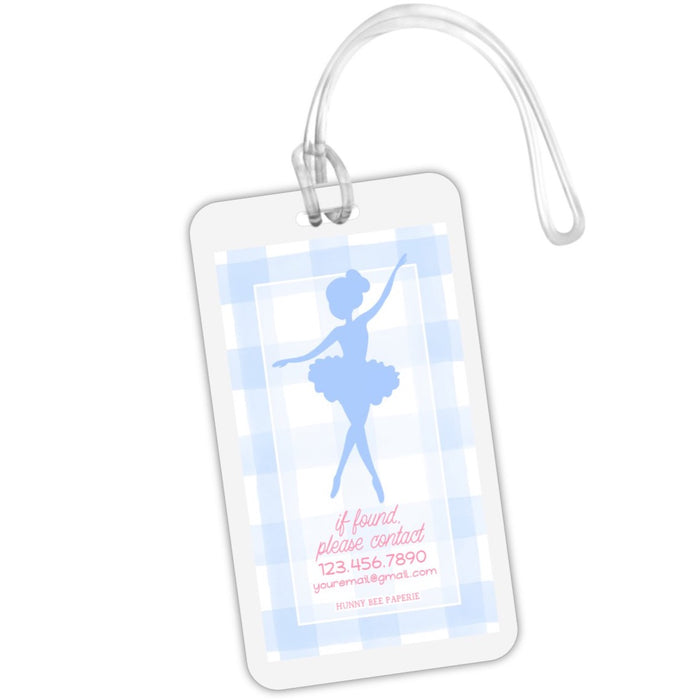 Ballerina Dancer Bag Tags