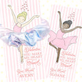Ballerina Valentine Tag