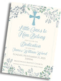 Baptism Dedication Invitation