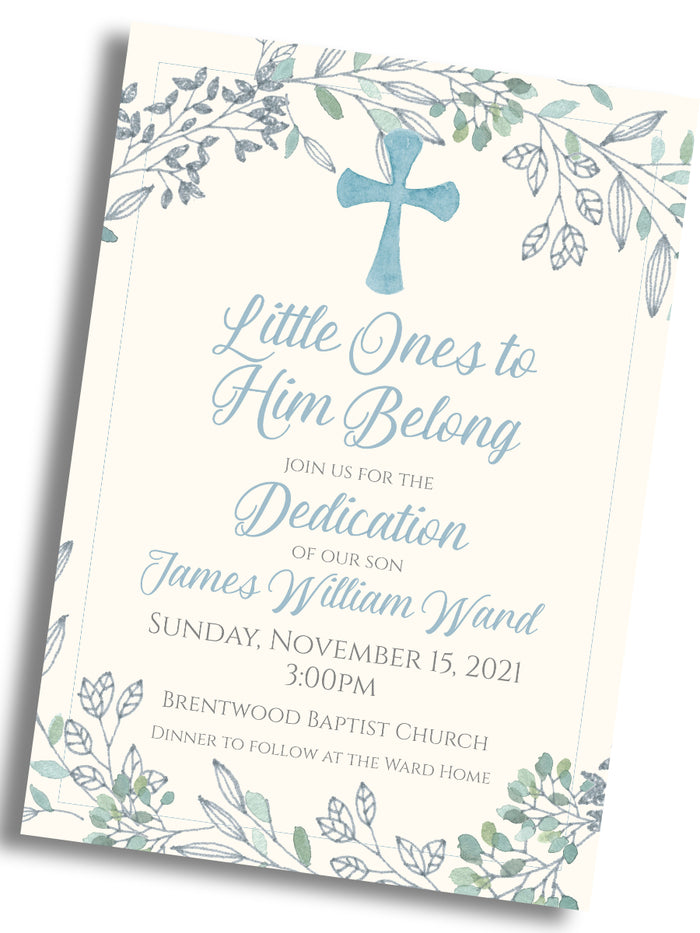 Baptism Dedication Invitation