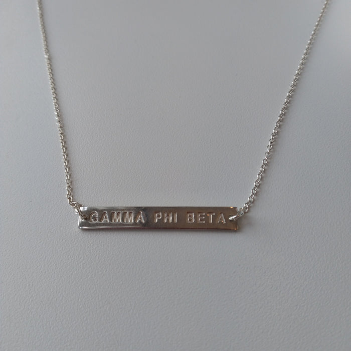 Bar Necklace - Gamma Phi Beta