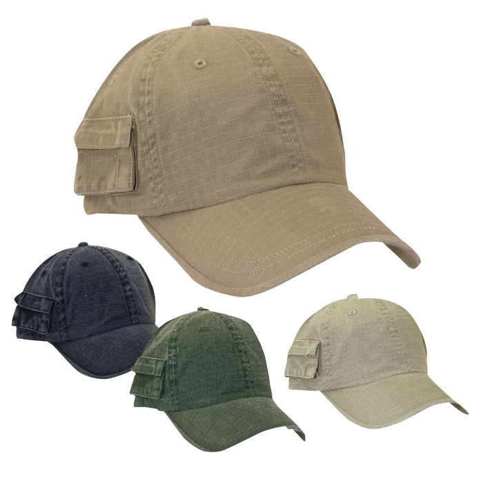 Baseball Cap with Pockets Visor Cap Dorfman Hat Co.