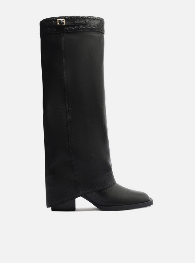 Beatrice Mid Block Leather Boot Boots F/25