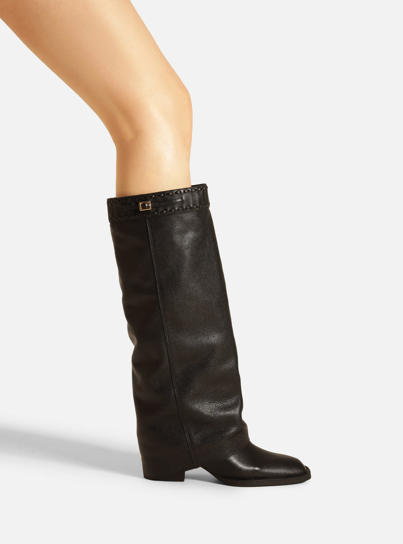 Beatrice Mid Block Leather Boot Boots F/25